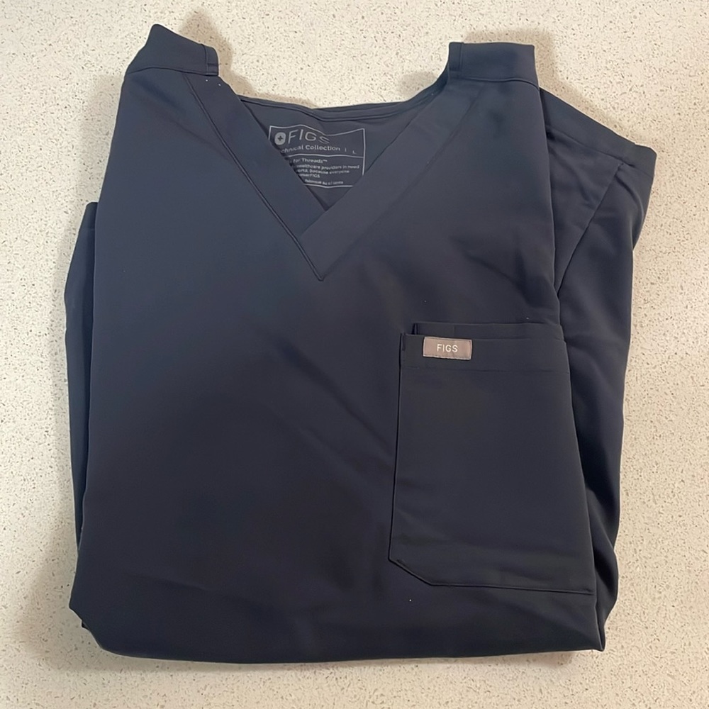 Figs “Space Grey” Scrub Set - Large